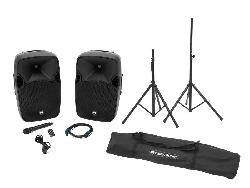Omnitronic Set XFM-212AP + Boxenhochständer MOVE MK2 von Omnitronic