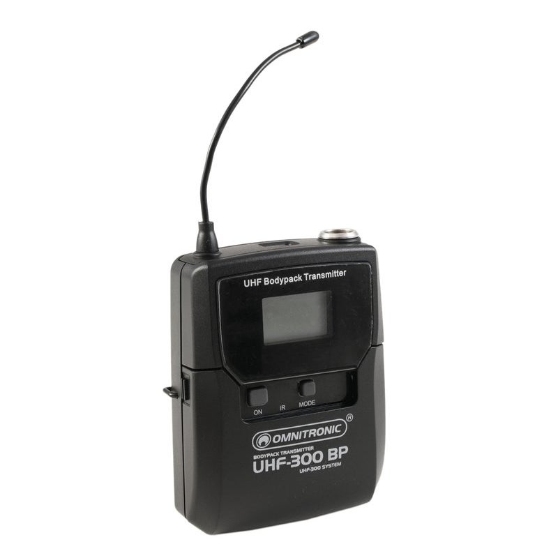 Omnitronic UHF-300 Bodypack 823-832/863-865 Mhz von Omnitronic