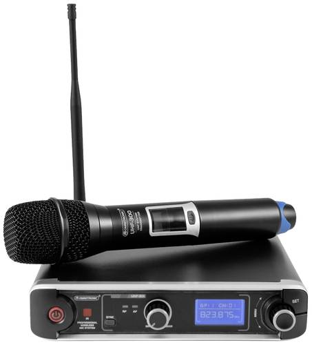 Omnitronic UHF-301 Hand Mikrofon-Set Übertragungsart (Details):Funk Metallgehäuse von Omnitronic