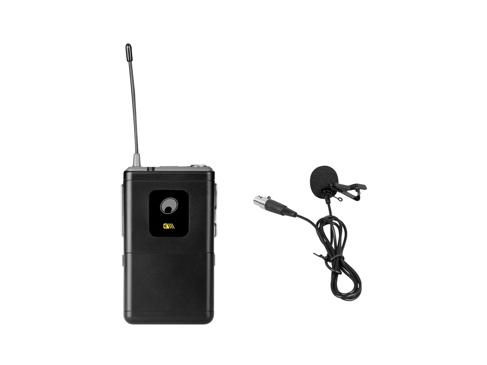 Omnitronic UHF-E Serie Taschensender 828.6MHz + Lavaliermikrofon von Omnitronic
