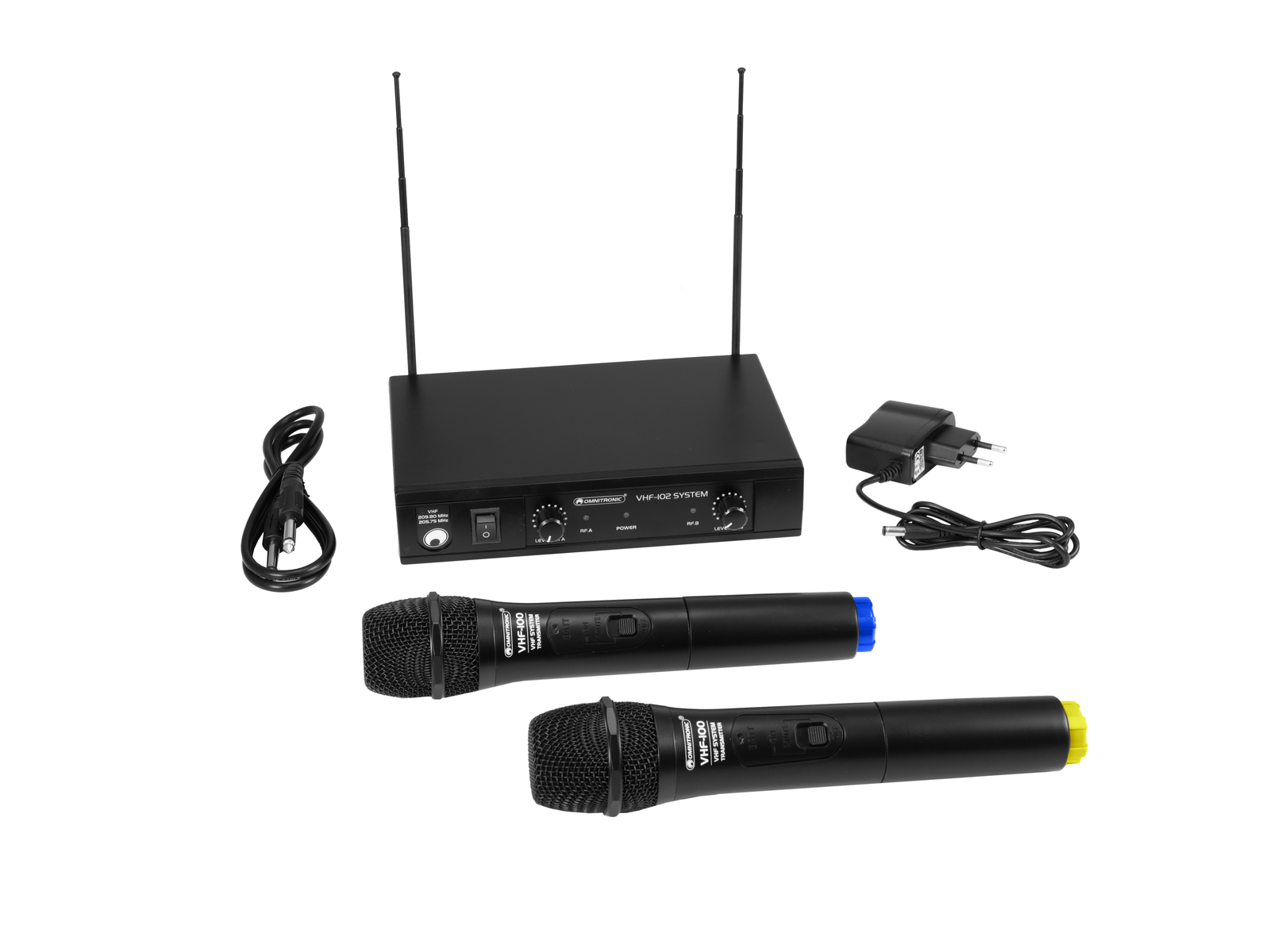 Omnitronic VHF-102 Funkmikrofon-System 214.35/201.60MHz von Omnitronic