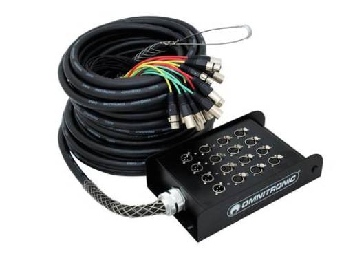 Omnitronic XLR/XLR Multicore Kabel 30.00m Anzahl Eingänge:12 x Anzahl Ausgänge:4 x von Omnitronic