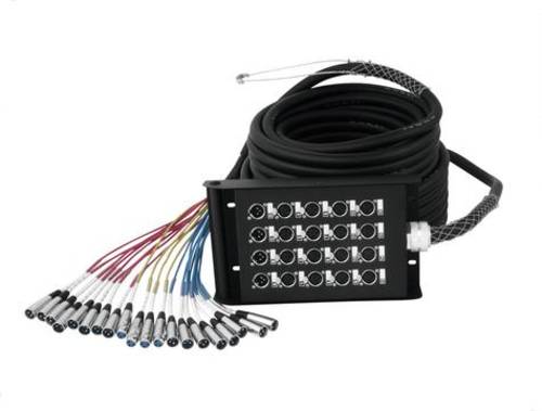 Omnitronic XLR/XLR Multicore Kabel 30.00m Anzahl Eingänge:16 x Anzahl Ausgänge:4 x von Omnitronic