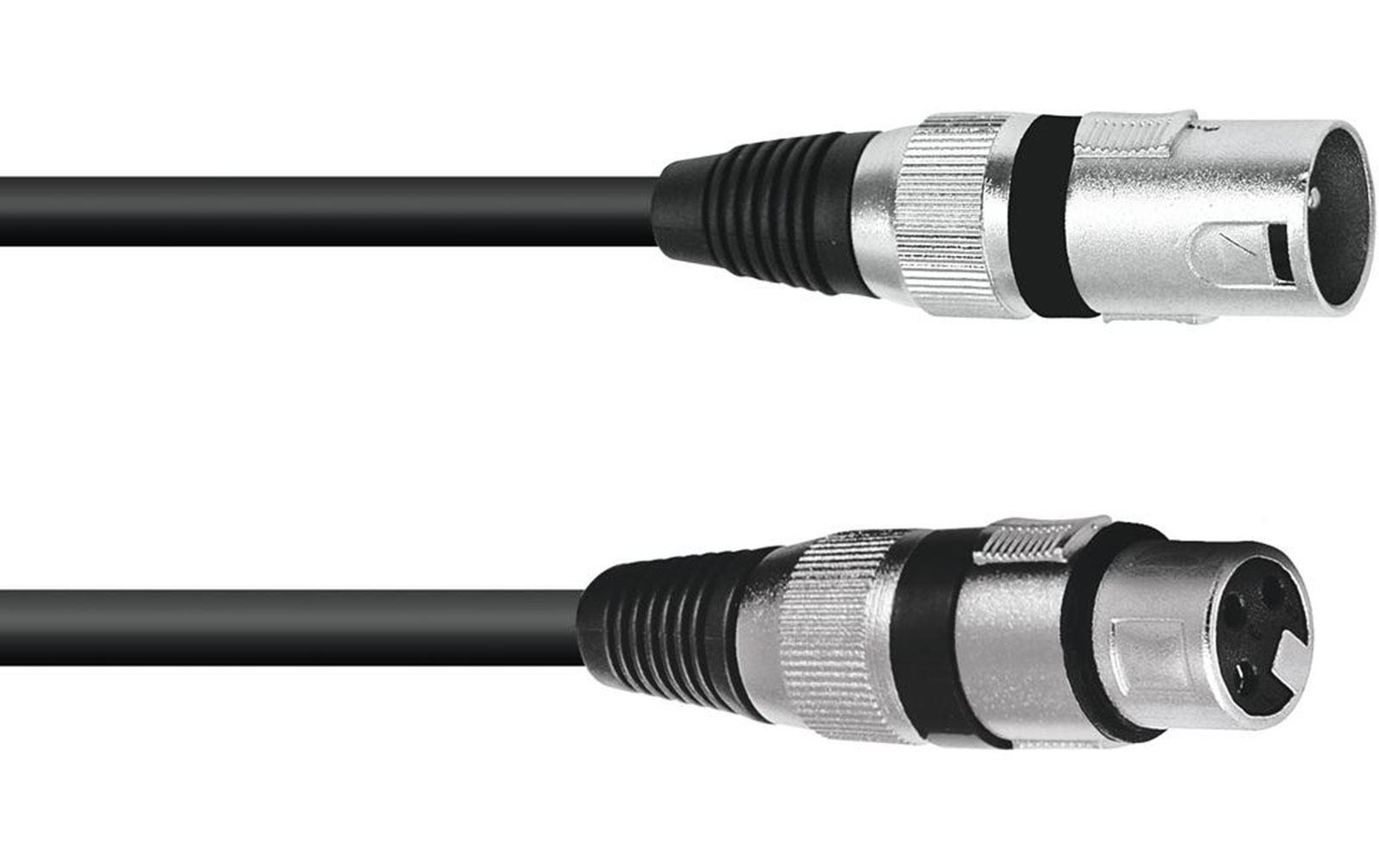 Omnitronic XLR Kabel 3pol 1m schwarz Omnitronic XLR Kabel 3pol 1m schwarz von Omnitronic