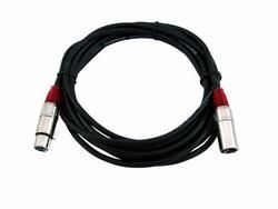 Omnitronic XLR Kabel 3pol 5m schwarz / rot Omnitronic XLR Kabel 3pol 5m schwarz / rot von Omnitronic
