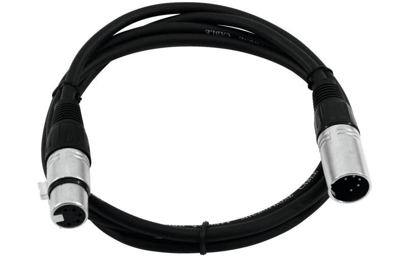 Omnitronic XLR Kabel 5pol 1m schwarz von Omnitronic