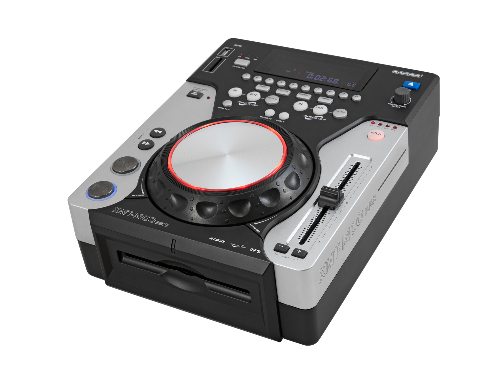 Omnitronic XMT-1400 MK2 Tabletop-CD-Player von Omnitronic