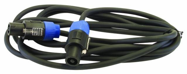 PA-Verbindungskabel 15m Stecker-Stecker Speakerkabel von Omnitronic