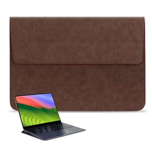 Omnpak 15 Zoll Laptop-Hülle mit Ständer Kompatibel mit MacBook Air M3 15, MacBook Pro M3 16 2016-2024 Multi Angle Viewing Laptop-Hülle Wasserabweisend Laptop-Tasche von Omnpak
