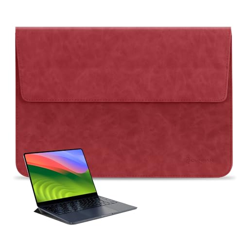Omnpak 15 Zoll Laptop-Hülle mit Ständer Kompatibel mit MacBook Air M3 15, MacBook Pro M3 16 2016-2024 Multi Angle Viewing Laptop-Hülle Wasserabweisend Laptop-Tasche von Omnpak