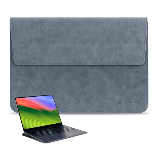 Omnpak Laptop Hülle Tasche Laptophülle für 13-13.6 MacBook Air M3/M2/M1 (2024-2018), 13 MacBook Pro M2/M1 Pro/Max, Dell XPS 13,Surface Laptop Studio 2, Surface Laptop 4 13.5" von Omnpak