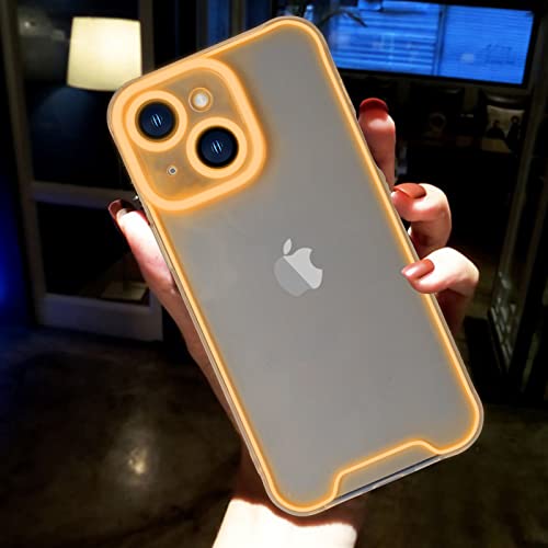 Omorro Schutzhülle für iPhone 14 Plus, transparent, leuchtend, leuchtet im Dunkeln, nachtleuchtender Weltraumnebel, schlanke Passform, kratzfest, dünn, durchscheinend, Orange Omorro Schutzhülle für iPhone 14 Plus, transparent, leuchtend, leuchtet im Dunkeln, nachtleuchtender Weltraumnebel, schlanke Passform, kratzfest, dünn, durchscheinend, Orange von Omorro