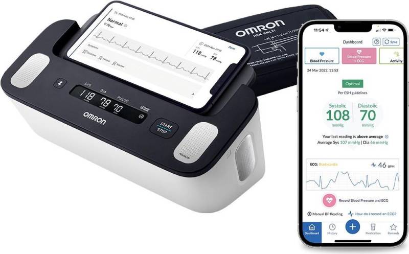 Blutdruckmessgerät und EKG-Monitor - OMRON Complete (HEM-7530T-E3) von Omron