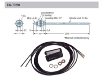 Faseroptischer Sensor, Einweglichtschranke, M4, 2m Kabel E32-TC200 2M von Omron