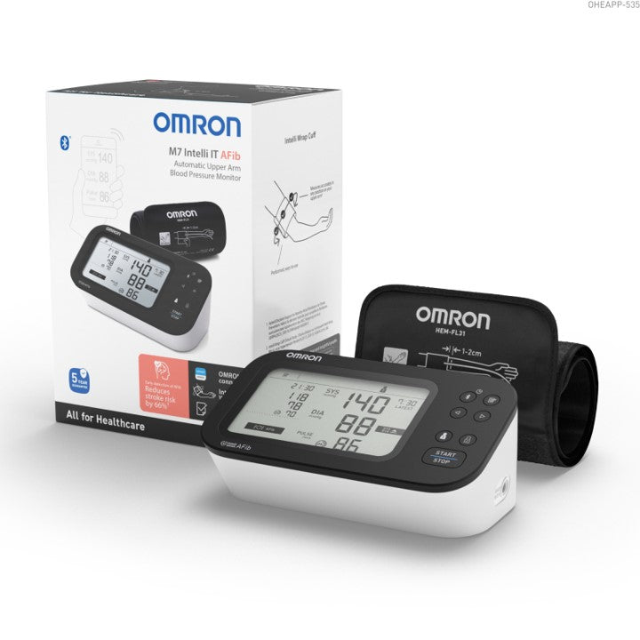 OMRON - M7 Intelli Afib Blutdruckmessgerät - 5 Jahre Garantie OMRON - M7 Intelli Afib Blutdruckmessgerät - 5 Jahre Garantie von Omron