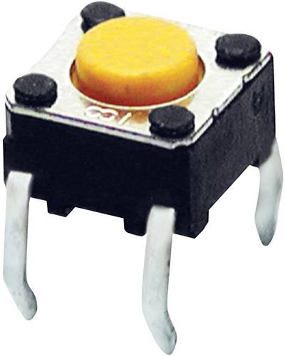 Omron B3F1002 B3F1002 Drucktaster 24 V/DC 0.05A 1 x Aus/(Ein) tastend (L x B x H) 6 x 6 x 4.3mm von Omron