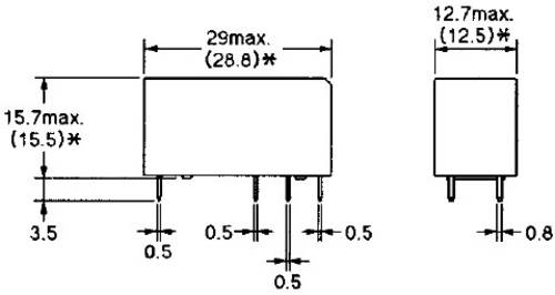 Omron G2RL-1-E 24V Printrelais 24 V/DC 12A 1 Wechsler von Omron