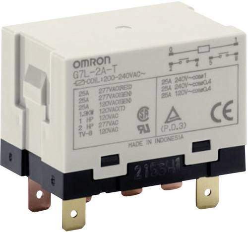 Omron G7L-2A-T 24 VAC Steckrelais 24 V/AC 25A 2 Schließer 1St. Omron G7L-2A-T 24 VAC Steckrelais 24 V/AC 25A 2 Schließer 1St. von Omron