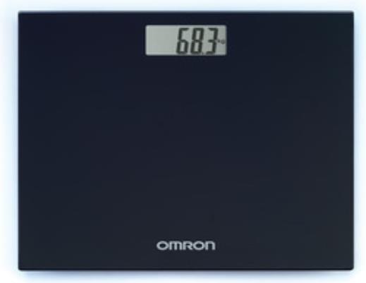Omron HN289 Digitale Personenwaage schwarz (HN-289-EBK) von Omron