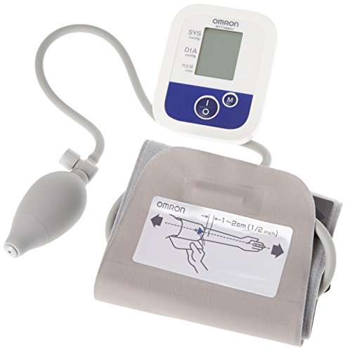 Omron M1 Compact Elektronisches Blutdruckmessgerät, für Arm, semi-automatisch von Omron