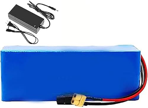 OmurgA 36V 15Ah 18Ah 20Ah 25Ah Ebike Akku, Elektrofahrrad Lithium-Ionen-Akku 36V 15Ah 18Ah 20Ah 25Ah eingebauter BMS wasserdichter PVC-Akku für 800W 500W 350W 200W Motor 36V 15Ah,XT60+DC von OmurgA