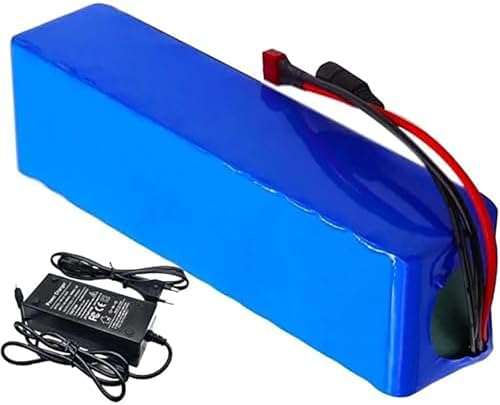 OmurgA 36V 15Ah 18Ah 20Ah 25Ah Ebike Akku, Elektrofahrrad Lithium-Ionen-Akku 36V 15Ah 18Ah 20Ah 25Ah eingebauter BMS wasserdichter PVC-Akku für 800W 500W 350W 200W Motor 36V 20Ah,T+DC von OmurgA