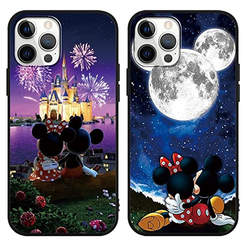 [2 Stück] Hülle Kompatibel mit Apple iPhone 12 Pro Max 6,7",Karikatur Niedlich Gemustert Handyhülle Cover Sanft TPU Silikon Kratzfest Stoßfest Case Schutzhülle für iPhone 12 Pro Max von Omyzo