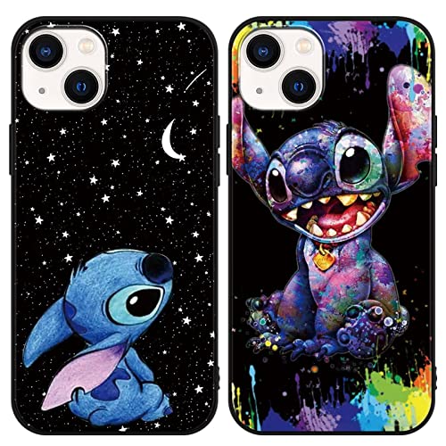 Omyzo [2 Stück] Schutzhülle für Xiaomi 13T 5G/Xiaomi 13T Pro 5G Hülle 6,67 ",Cute Sweet Karikatur Anime Einzigartige Lustig Ultra Dünn Matt Weich Silikon Stoßfest Kratzfest Case Handyhülle von Omyzo