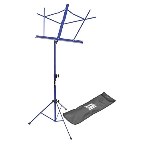 On-Stage SM7122DBB Kompakter Notenständer mit Tasche, Dunkelblau von On-Stage