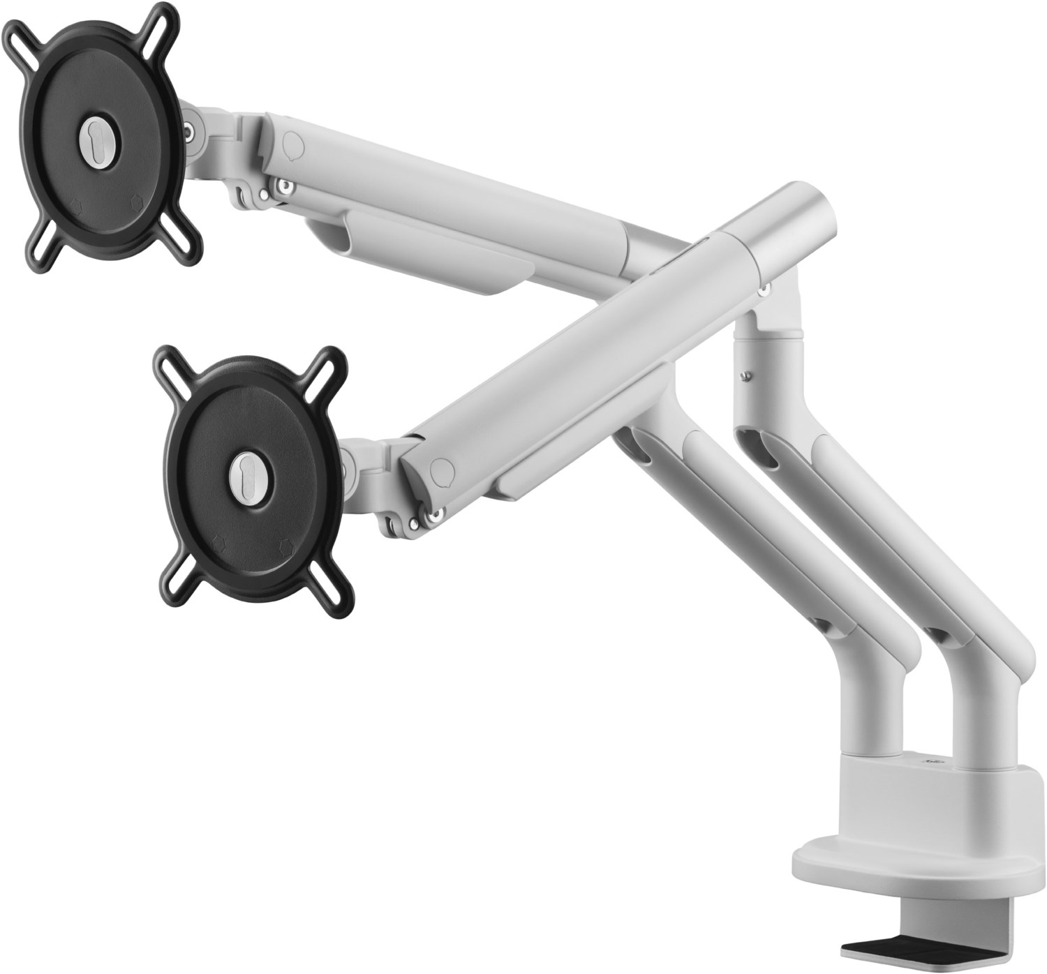 DM 7220 360° Dual-Monitorhalterung weiß von One For All