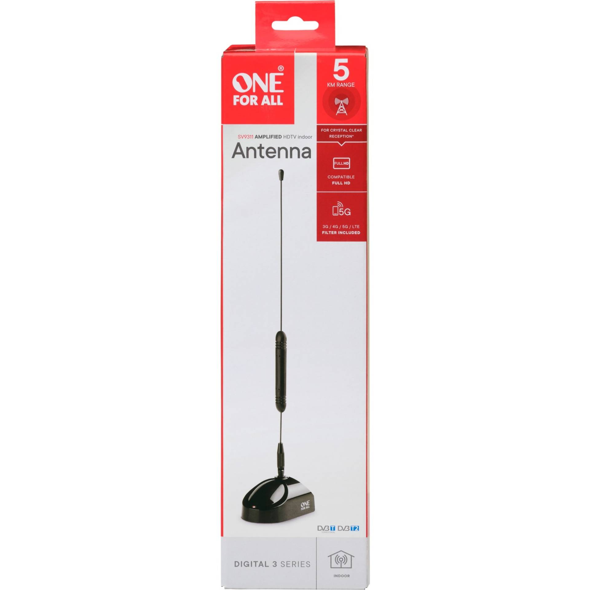 DVB-T2 Stabantenne SV9311-5G DVB-T2 Stabantenne SV9311-5G von One For All