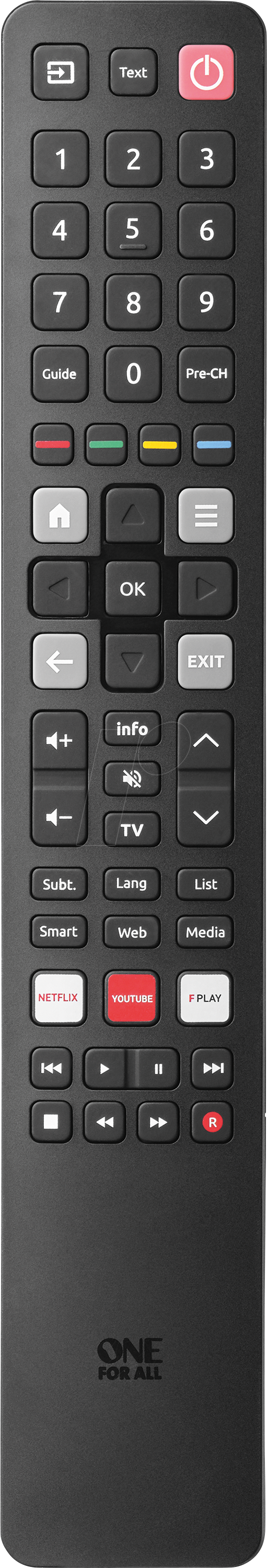 OFA URC4922 - One for All Ersatzfernbedienung TCL/Thomson von One For All