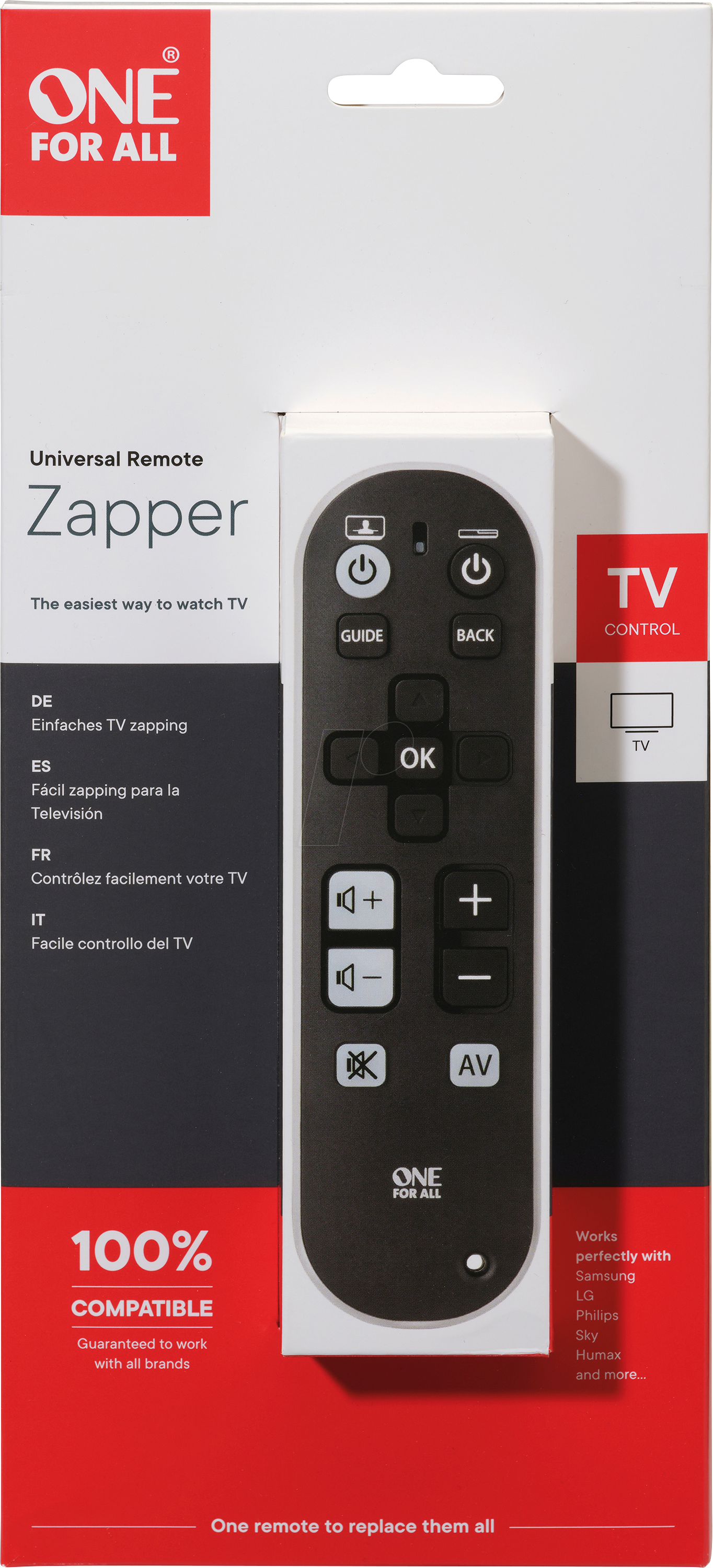 OFA URC6810 - One for All Universalfernbedienung Zapper Basic OFA URC6810 - One for All Universalfernbedienung Zapper Basic von One For All