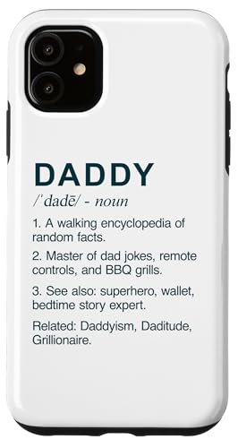 Sinnvoller Vater, lustige DADDY-Definition, fürsorgliche KUNST AUF DEM RÜCKEN Hülle für iPhone 11 Sinnvoller Vater, lustige DADDY-Definition, fürsorgliche KUNST AUF DEM RÜCKEN Hülle für iPhone 11 von One Word Caption For Dad - Father Definition Funny