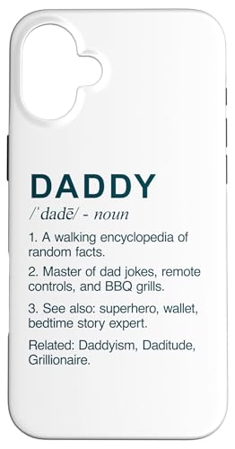 Sinnvoller Vater, lustige DADDY-Definition, fürsorgliche KUNST AUF DEM RÜCKEN Hülle für iPhone 16 Plus Sinnvoller Vater, lustige DADDY-Definition, fürsorgliche KUNST AUF DEM RÜCKEN Hülle für iPhone 16 Plus von One Word Caption For Dad - Father Definition Funny