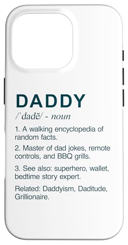 Sinnvoller Vater, lustige DADDY-Definition, fürsorgliche KUNST AUF DEM RÜCKEN Hülle für iPhone 16 Pro Sinnvoller Vater, lustige DADDY-Definition, fürsorgliche KUNST AUF DEM RÜCKEN Hülle für iPhone 16 Pro von One Word Caption For Dad - Father Definition Funny