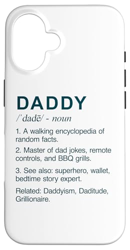 Sinnvoller Vater, lustige DADDY-Definition, fürsorgliche KUNST AUF DEM RÜCKEN Hülle für iPhone 16 Sinnvoller Vater, lustige DADDY-Definition, fürsorgliche KUNST AUF DEM RÜCKEN Hülle für iPhone 16 von One Word Caption For Dad - Father Definition Funny