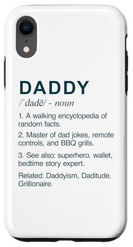 Sinnvoller Vater, lustige DADDY-Definition, fürsorgliche KUNST AUF DEM RÜCKEN Hülle für iPhone XR Sinnvoller Vater, lustige DADDY-Definition, fürsorgliche KUNST AUF DEM RÜCKEN Hülle für iPhone XR von One Word Caption For Dad - Father Definition Funny