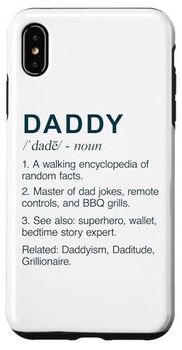 Sinnvoller Vater, lustige DADDY-Definition, fürsorgliche KUNST AUF DEM RÜCKEN Hülle für iPhone XS Max Sinnvoller Vater, lustige DADDY-Definition, fürsorgliche KUNST AUF DEM RÜCKEN Hülle für iPhone XS Max von One Word Caption For Dad - Father Definition Funny
