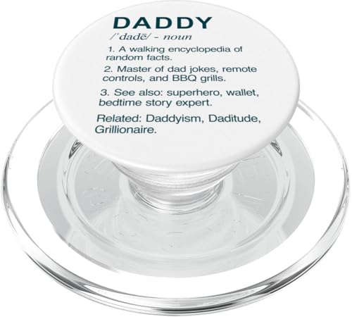 Sinnvoller Vater, lustige DADDY-Definition, fürsorgliche KUNST AUF DEM RÜCKEN PopSockets PopGrip für MagSafe Sinnvoller Vater, lustige DADDY-Definition, fürsorgliche KUNST AUF DEM RÜCKEN PopSockets PopGrip für MagSafe von One Word Caption For Dad - Father Definition Funny