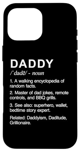 Sinnvoller Vater Lustiger PAPA Definition Fürsorglich Gut aussehend Stark Hülle für iPhone 16 Pro Max Sinnvoller Vater Lustiger PAPA Definition Fürsorglich Gut aussehend Stark Hülle für iPhone 16 Pro Max von One Word Caption For Dad - Father Definition Funny