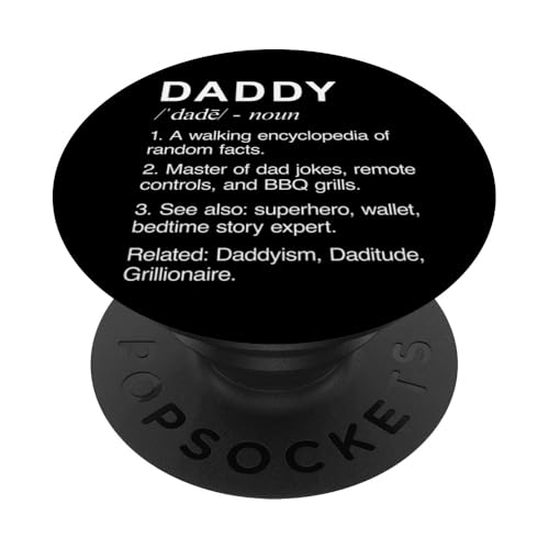 Sinnvoller Vater Lustiger PAPA Definition Fürsorglich Gut aussehend Stark PopSockets Klebender PopGrip Sinnvoller Vater Lustiger PAPA Definition Fürsorglich Gut aussehend Stark PopSockets Klebender PopGrip von One Word Caption For Dad - Father Definition Funny