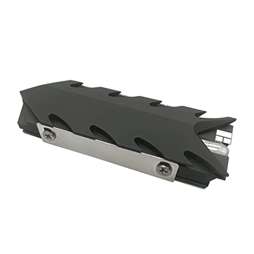 M.2 2280 SSD kühler Aluminium M.2 Kühlkörper kühler mit Silikon Wärmeleitpad, Eingebautes 8mm Heatpipe von nkomax