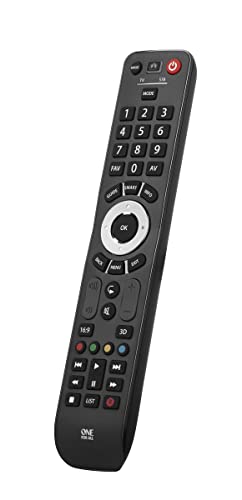 One For All Evolve 2 Universal Fernbedienung TV - Steuerung von 2 Endgeräten - TV / Smart TV und Set Top - Funktioniert garantiert mit allen Herstellermarken - Optimiert für Smart TV – URC7125 von One for All