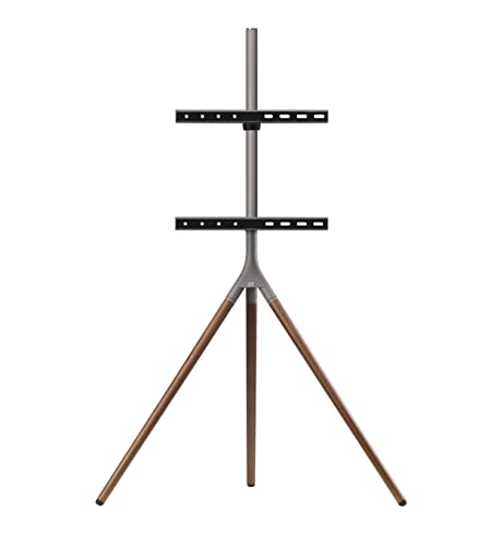 One For All Universelles Tripod TV-Stativ - Bildschirmgrößen 32-65'' - LCD/LED/Plasma/OLED/QLED-TV-Geräte/schwenkbar um 360° - Höhenverstellbar - VESA 400x400 - elegantes Design - WM7471 von One for All