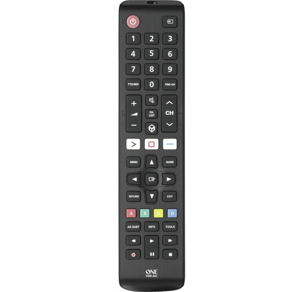 One for All One For All URC4910 - Universalfernbedienung Samsung Universal-Fernbedienung (vorprogrammierte, lernfähige Universalfernbedienung) von One for All