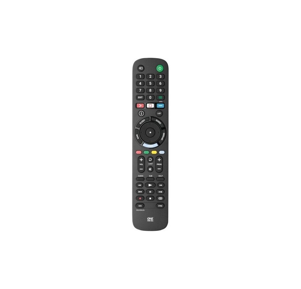 One for All One for all URC 4912 Ersatzfernbedienung für Sony TVs. Universal-Fernbedienung von One for All