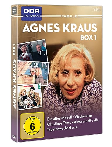 Agnes Kraus - Box 1 (Ein altes Modell, Viechereien, Oh, diese Tante, Alma schafft alle, Tapetenwechsel, Porträt per Telefon, Schauspielereien) (DDR TV-Archiv) [3 DVDs] von OneGate Media GmbH