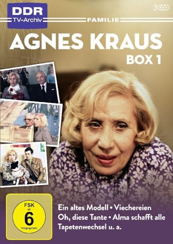 Agnes Kraus - Box 1 (Ein altes Modell, Viechereien, Oh, diese Tante, Alma schafft alle, Tapetenwechsel, Porträt per Telefon, Schauspielereien) (DDR TV-Archiv) [3 DVDs] von OneGate Media GmbH