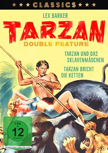 Tarzan Double Feature: Tarzan und das Sklavenmädchen / Tarzan bricht die Ketten [2 DVDs] von OneGate Media GmbH